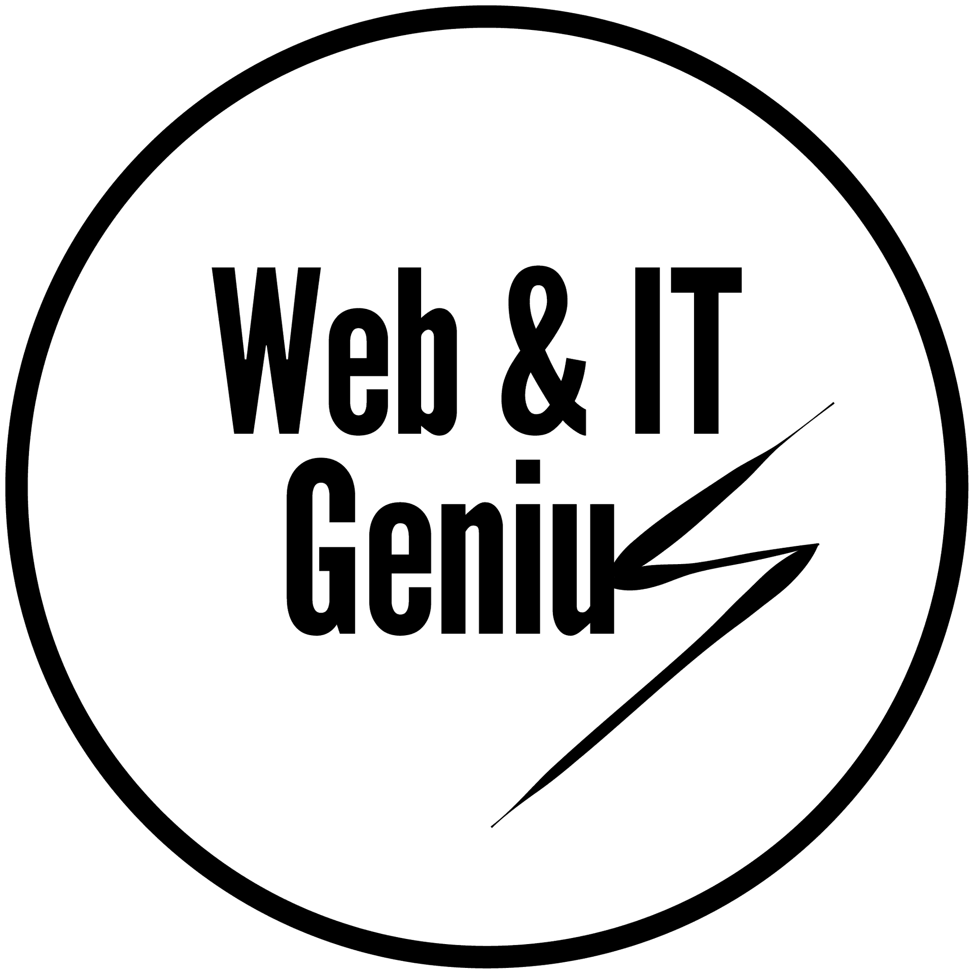 Web & IT Genius logo - Prantsuse kohandatud veebiarendus ja disain