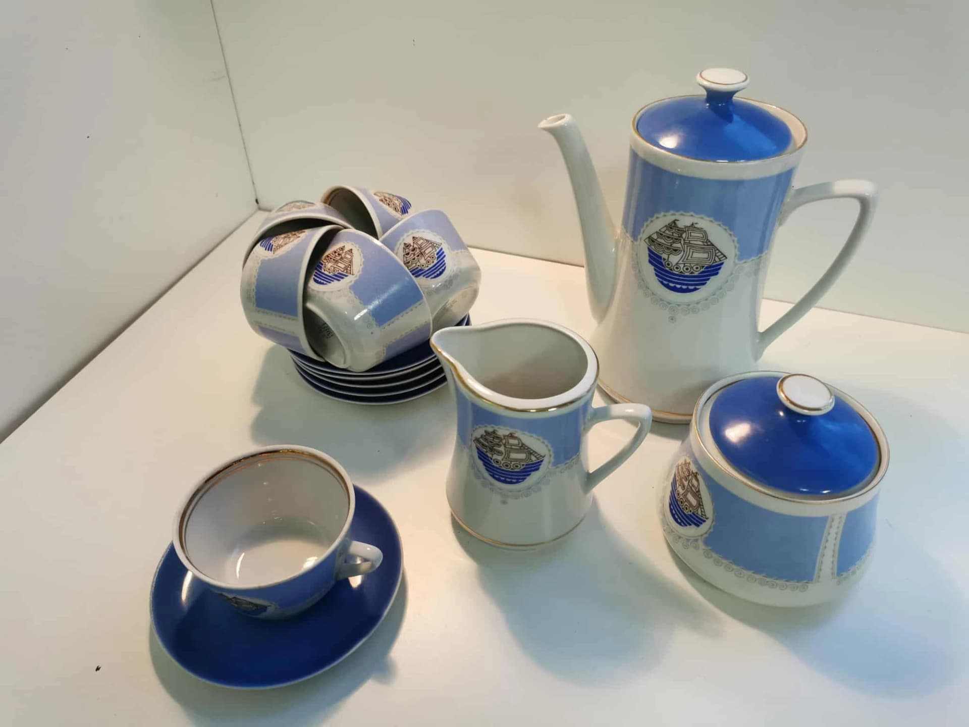 Kohviserviis, sinine - Image 2 - Kauplus Varakamber